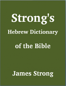 Strong's Hebrew Dictionary of the Bible for Kindle and Nook