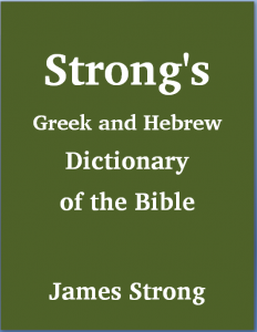 Strong's Greek and Hebrew Dictionary of the Bible for Nook Strong's Greek and Hebrew Dictionary of the Bible for Nook